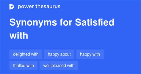 satisfies thesaurus